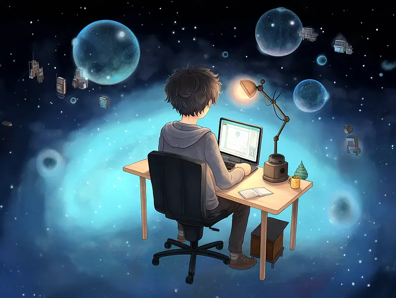 全息宇宙科技工作影像屏幕投影