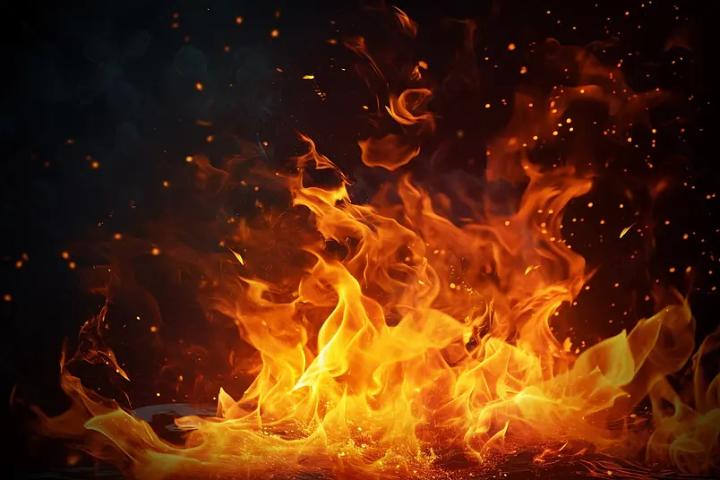 大火火焰背景燃烧火光