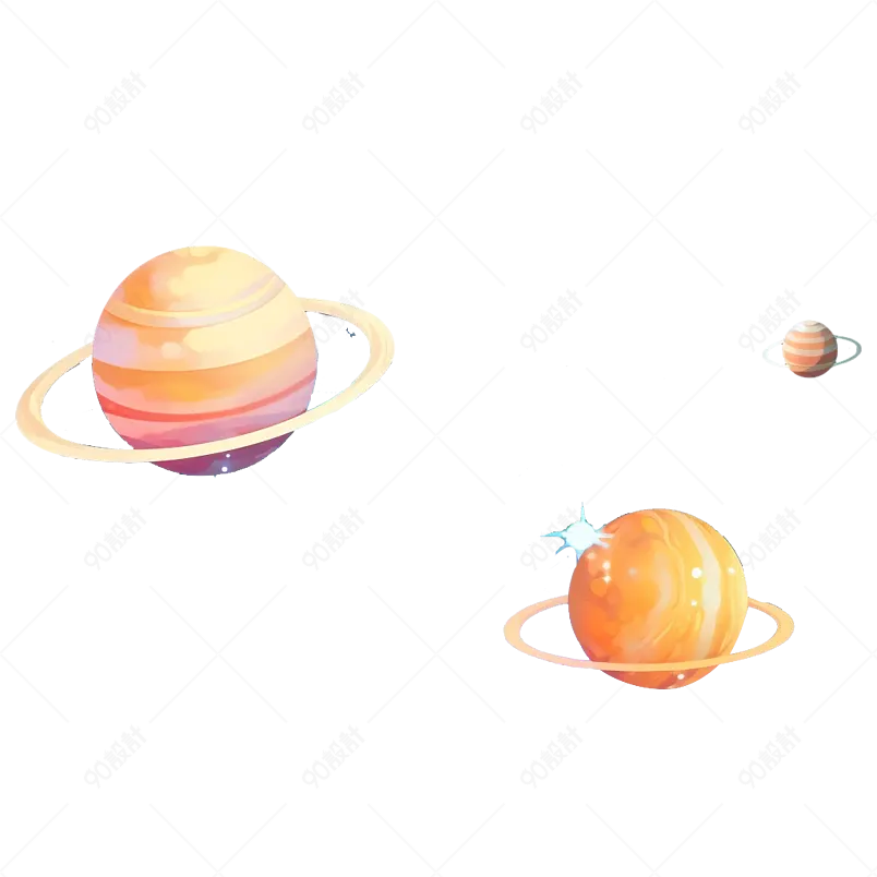 幼儿园背景墙装饰太空星球