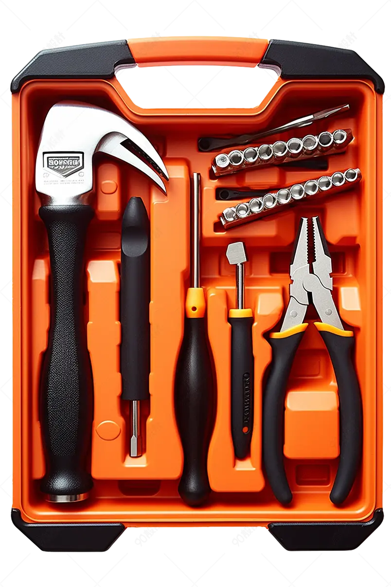 维修工具套装工具箱免抠素材图