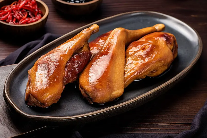 鸭子美味麻辣鸭头