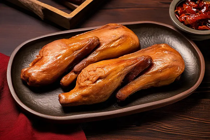鸭子美味麻辣鸭头