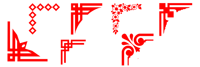 年货节&中国风边框