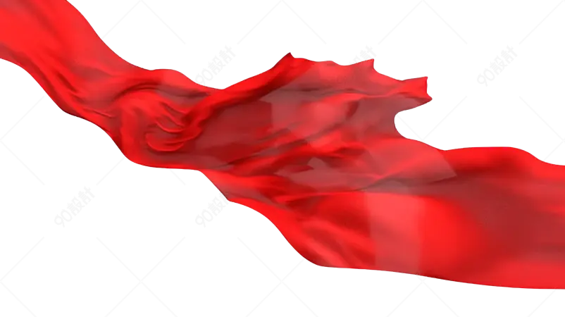 红色丝绸大红彩带丝带飘带