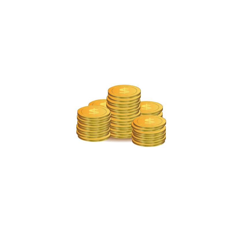 卡通金钱金币