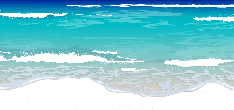 海浪海洋海边浪花沙滩水波纹理PNG