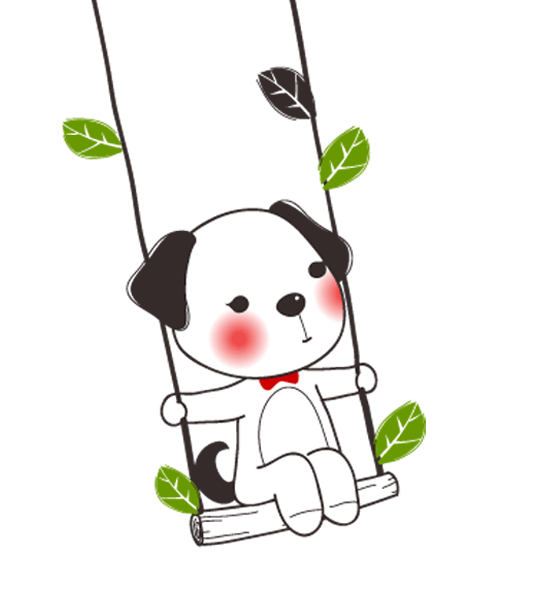 可爱卡通小狗形象