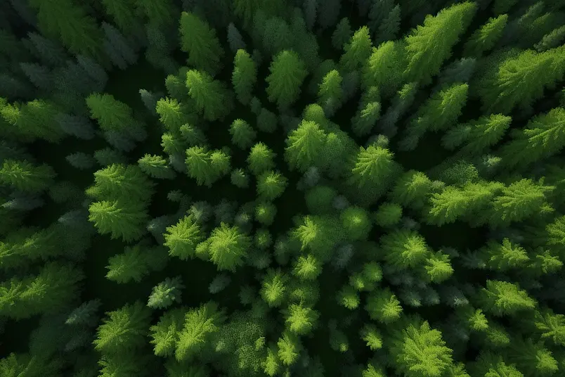 自然森林景色