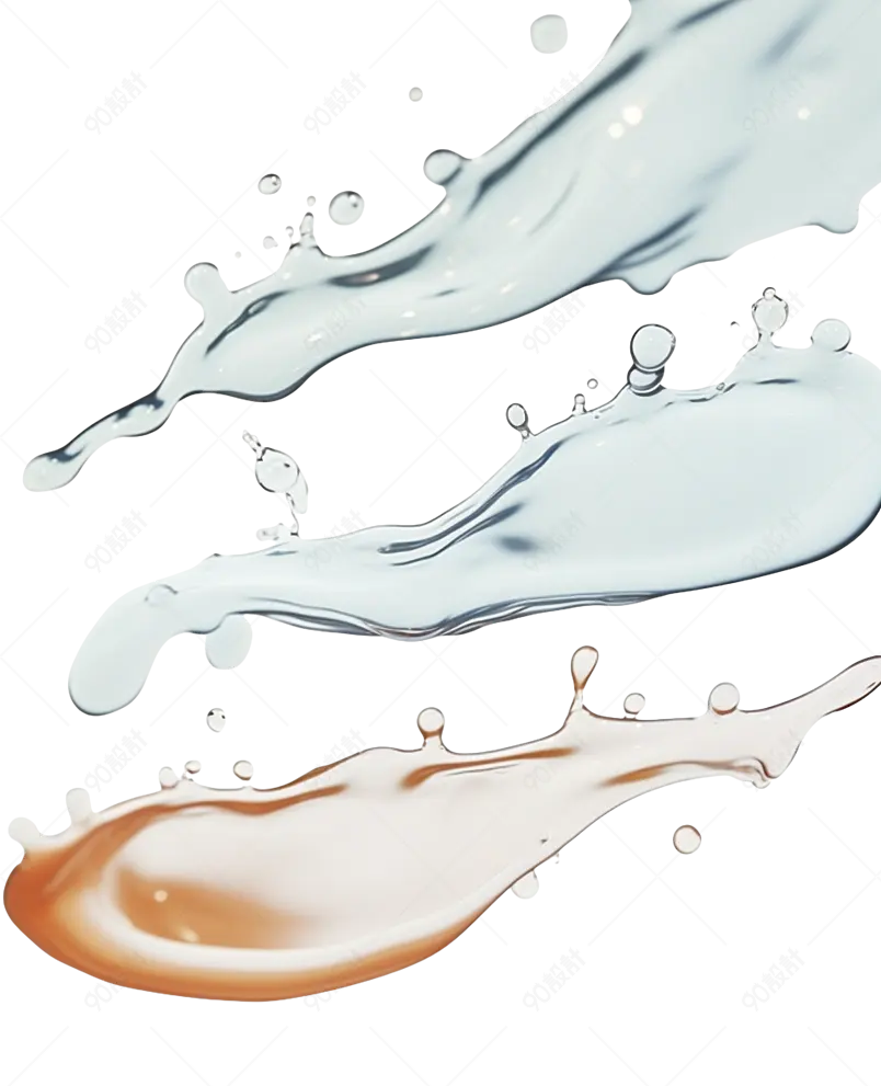 抽象的水波纹纹理组合元素免抠