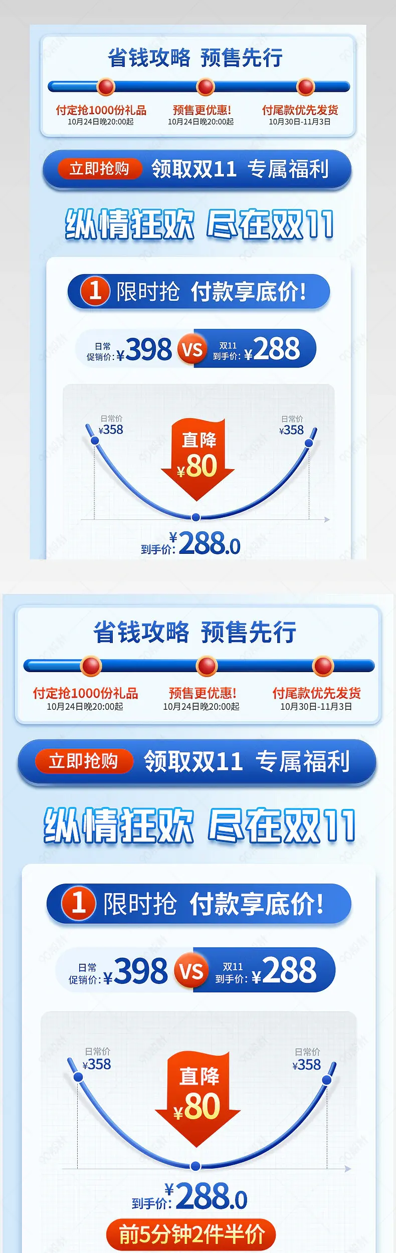 双11狂欢节预售详情页活动关联