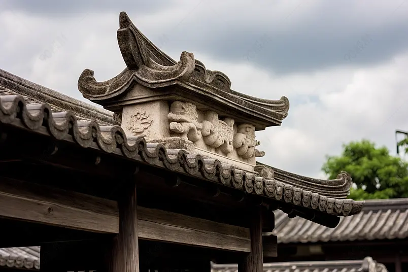 中式建筑素材
