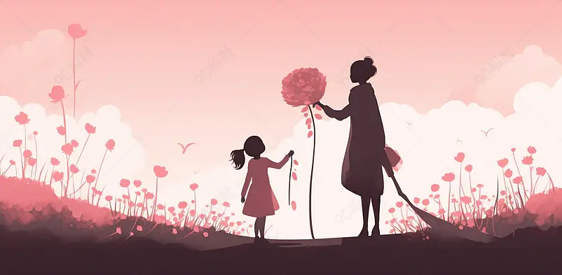 粉色玫瑰花鲜花情人节母亲节妇女节爱情浪漫花瓣背景妇女节母亲节粉色蒲公英大花朵