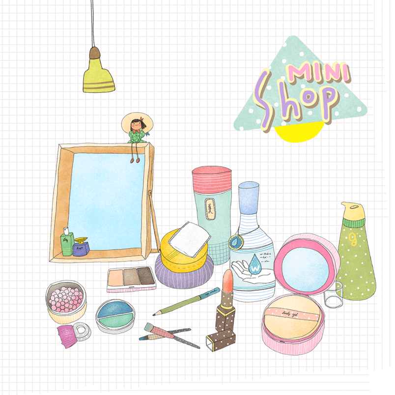 化妆品插画
