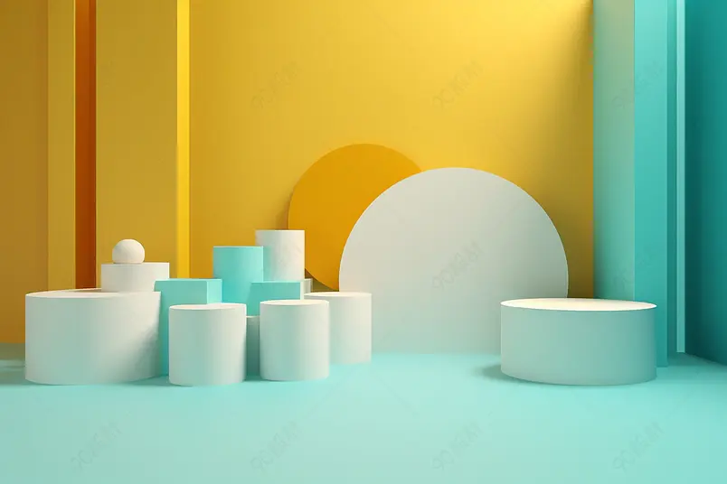 小清新风渲染场景高写实 清背景图
