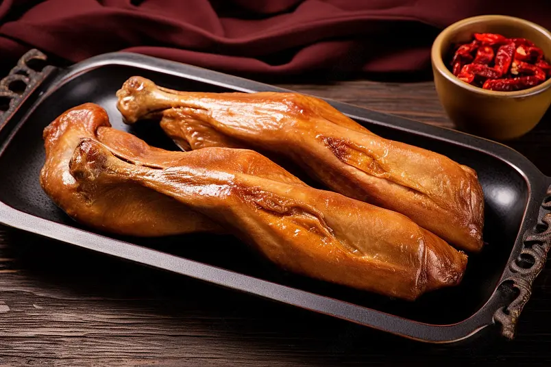 鸭子美味麻辣鸭头
