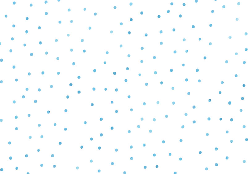 蓝色水彩点状花背景