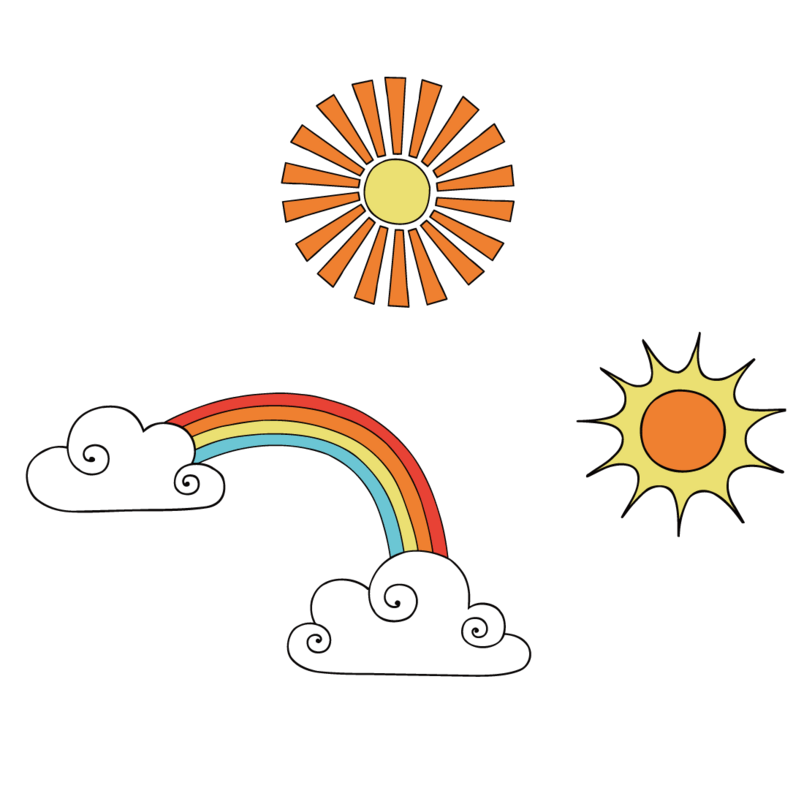 太阳和彩虹