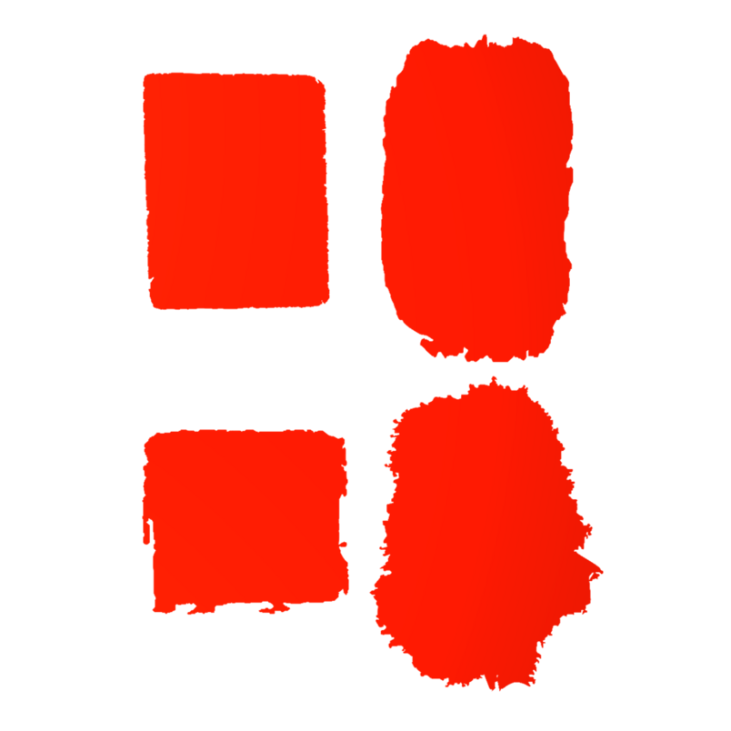 中国传统红色空白古老印章