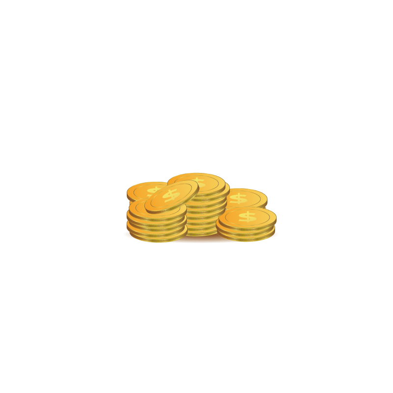 卡通金钱金币