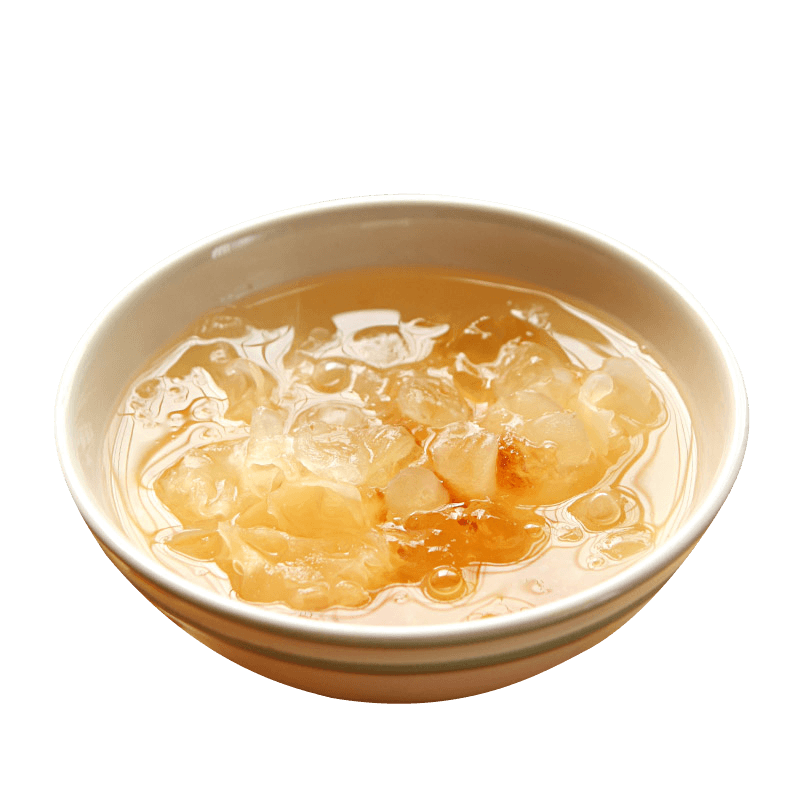 皂角米桃胶银耳糖水