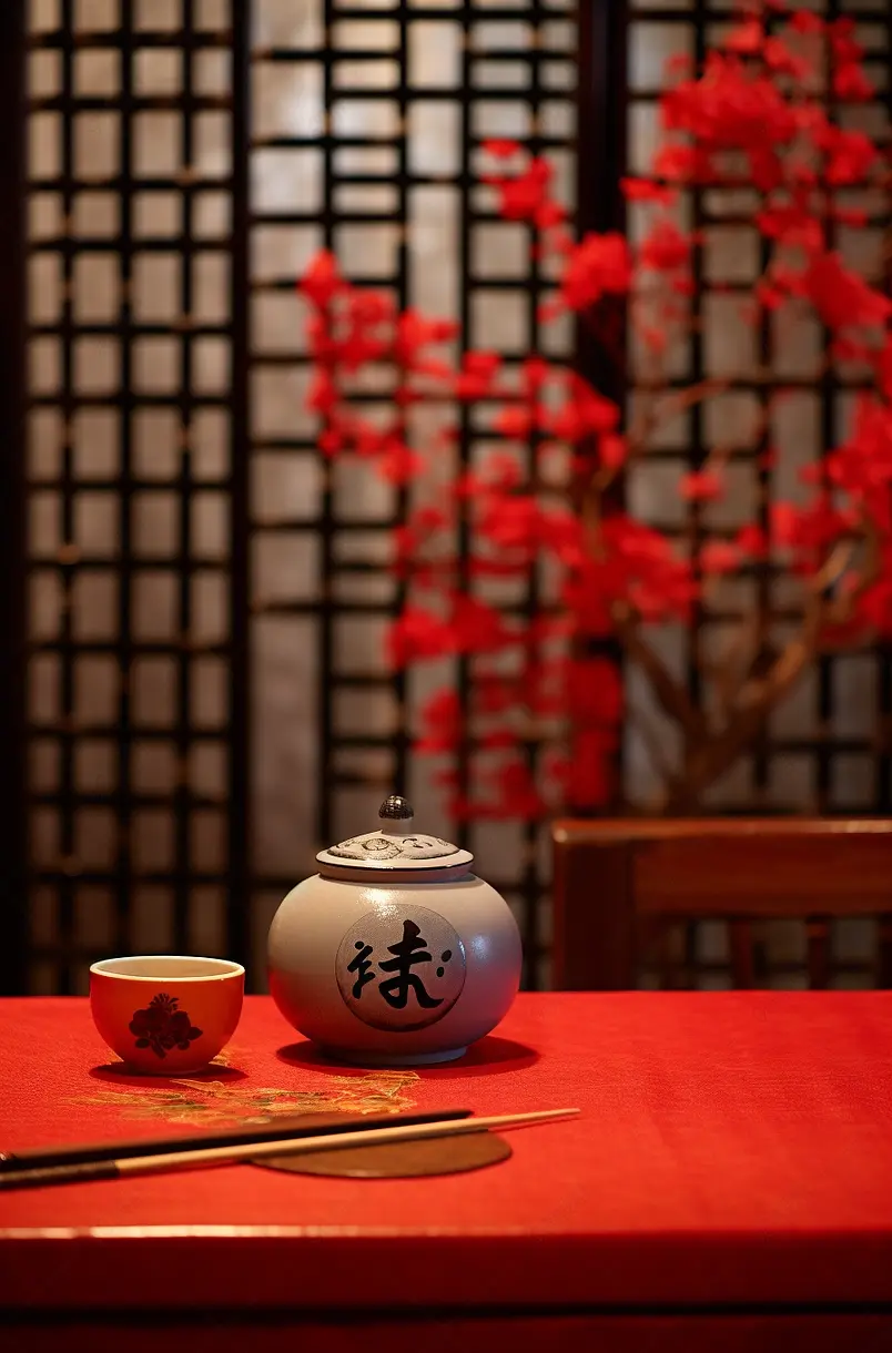 春节民俗,写春联,静物,空镜