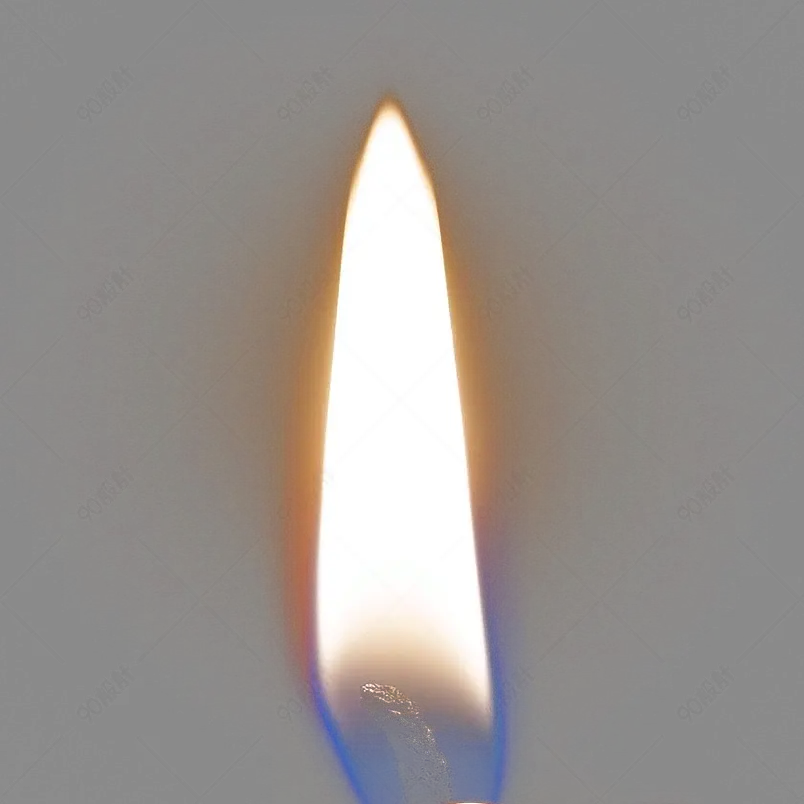 蜡烛烈焰火焰火苗特效透明元素漂浮免抠立体元素