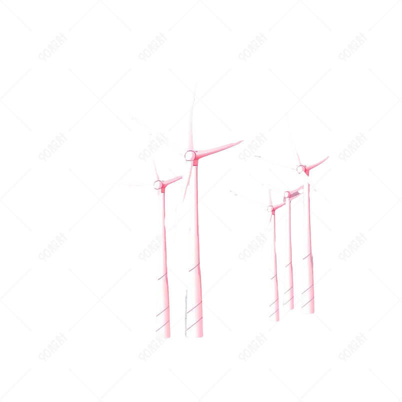 3D立体风力发电机新能源