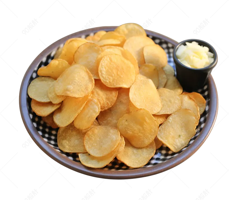 黄色实拍薯片零食食品美食摄影元素