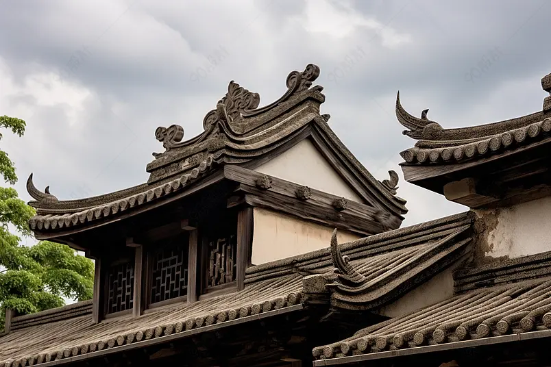 中式建筑素材