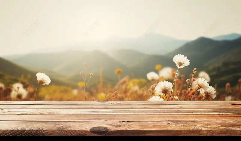 春天桌面绿色创意温暖背景