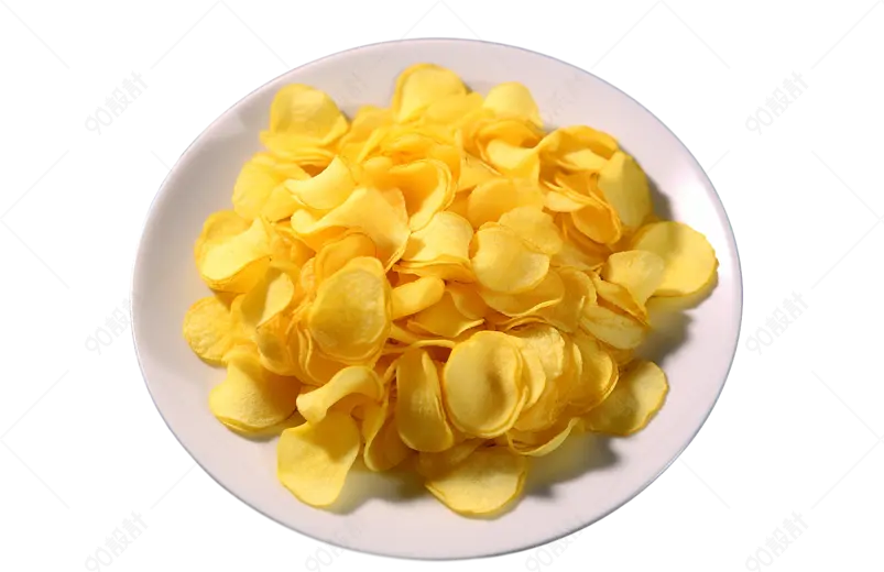 黄色实拍美味薯片食品美食休闲实拍元素