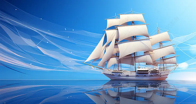 企业文化企业精英发展历程帆船企业精神元素