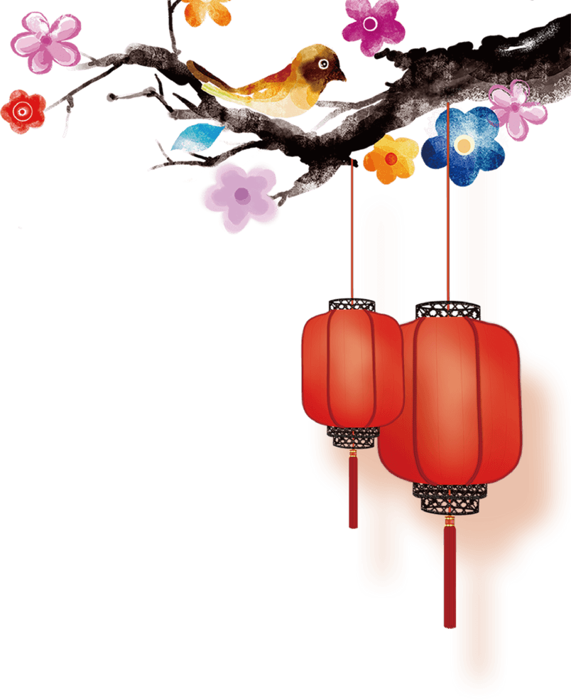2018灯笼新年春节灯笼png