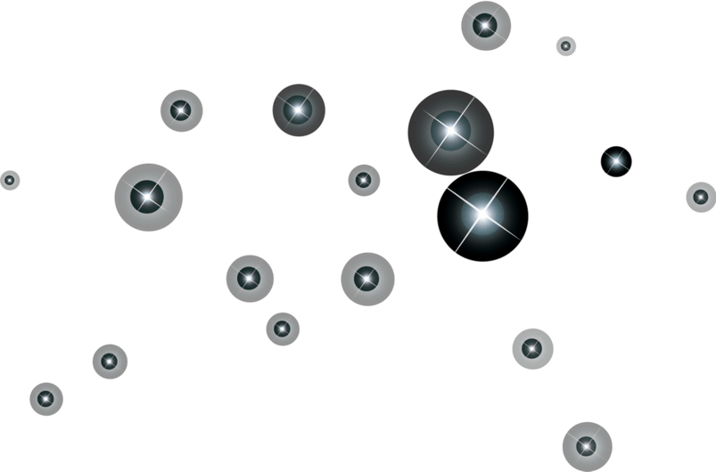 黑色个性绚丽星光