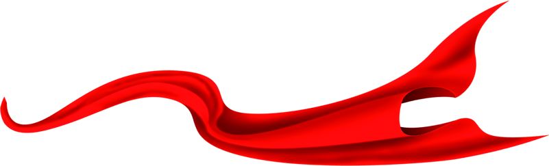 节日装饰手绘丝带