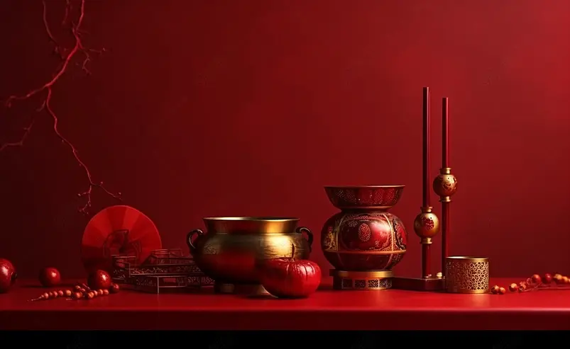 中国传统节日祭祀写实场景