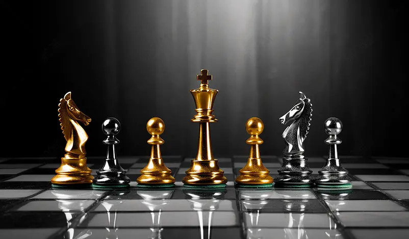 招兵买马招聘象棋棋盘海报