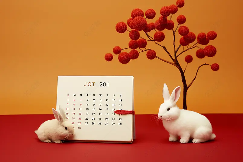2023新年兔年日历