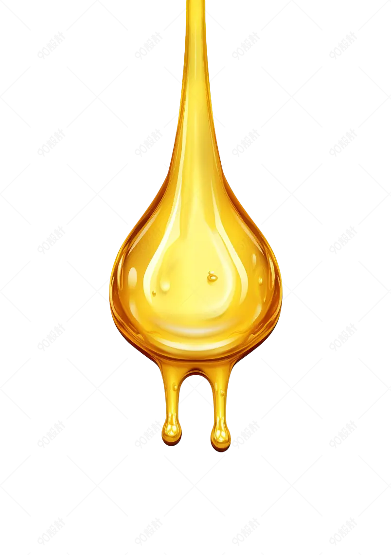 蜂蜜滴落状态水滴水元素免抠素材图