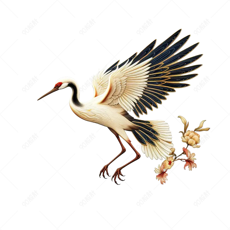 仙鹤图片大全_仙鹤图片素材【PNG免费下载】-90设计网