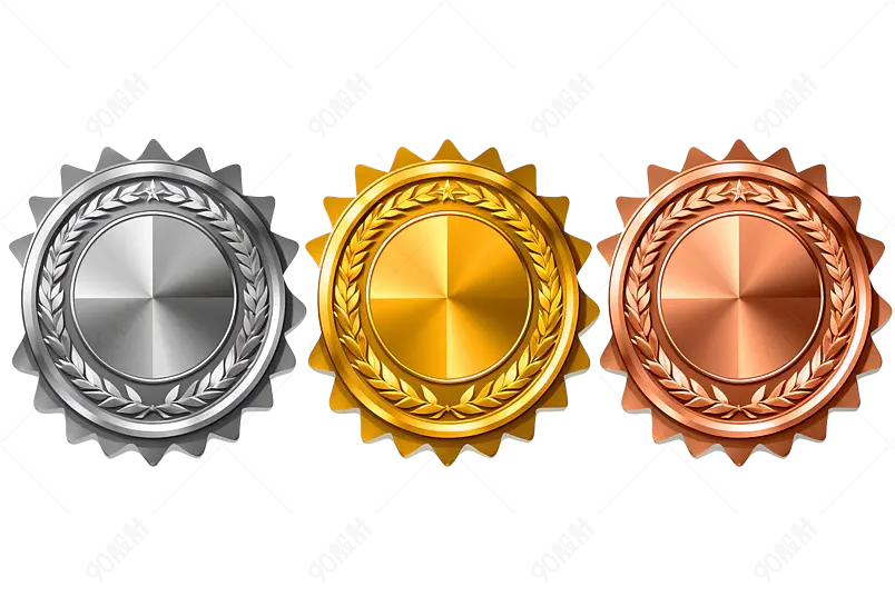 金属金色银色铜牌领奖牌奖牌