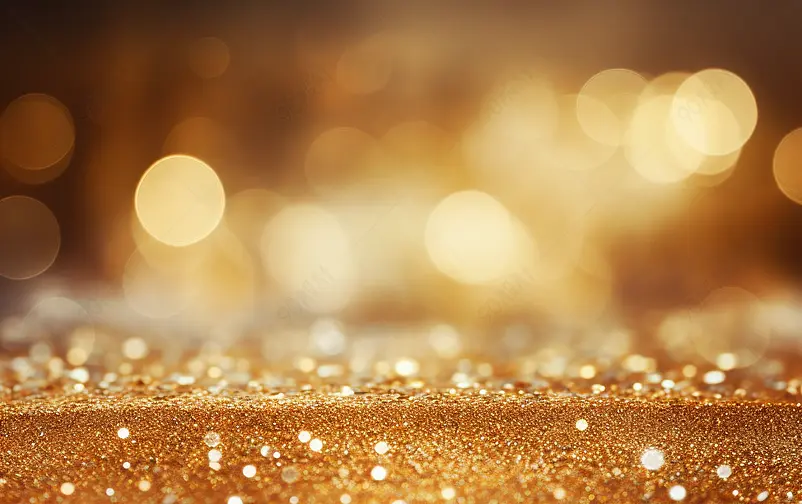 浅色鎏金金色模糊光晕背景