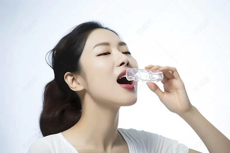 口腔牙齿护理女性
