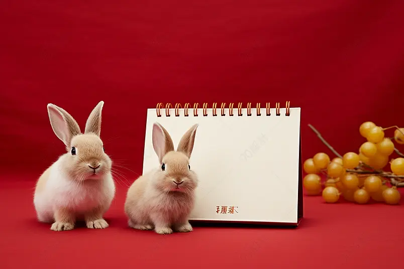 2023年新年兔年日历