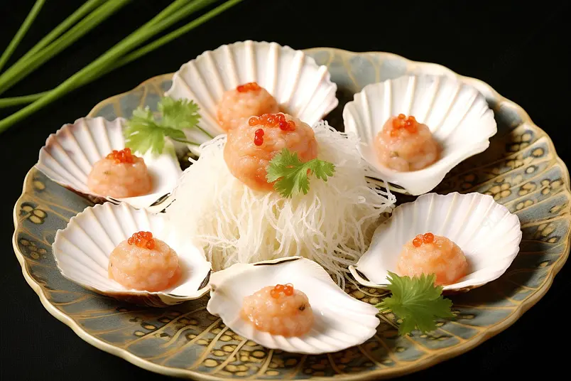 蒜蓉粉丝蒸扇贝海鲜