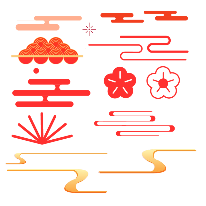 祥云底纹元素3
