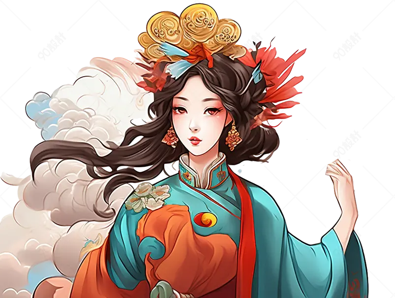 中国风戏曲京剧人物元素