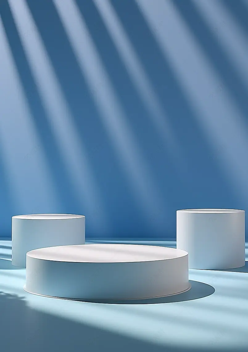 产品展台三维图形背景