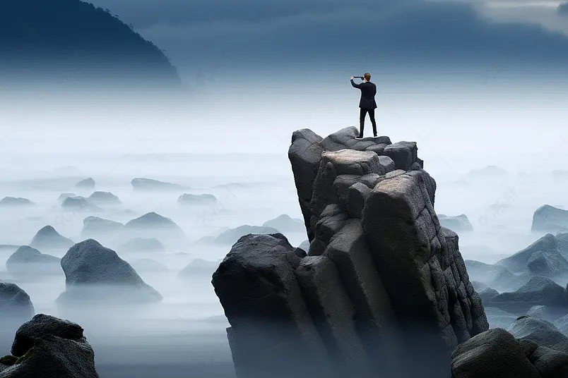 拳头上的成功人士