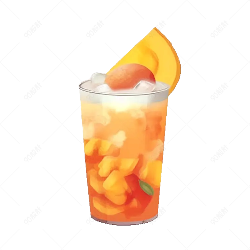 夏天饮品饮料橙子水果果茶